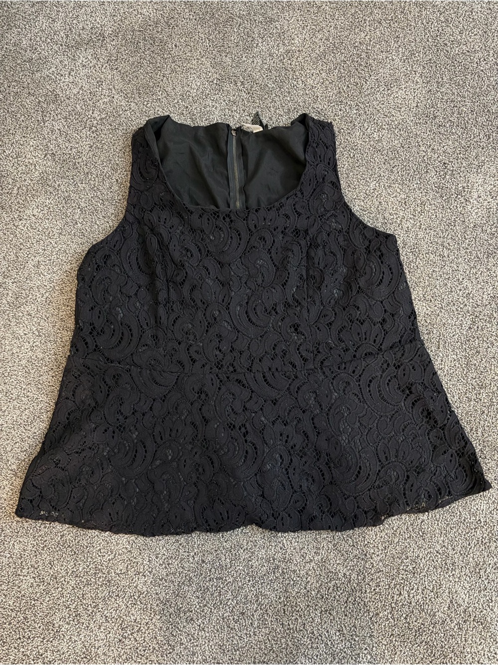Torrid size 3 black lace minidress (zip tunic?)